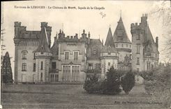 CPA Environs de Limoges Le Chateau de Bort Facade de la Chapelle 