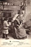 CPA En Limousin Femme Enfant Folklore