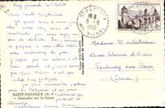 CPA St Pardoux H V Cascades sur la Couze