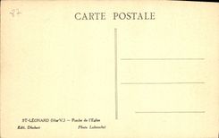 CPA St Leonard Hte Vienne Porche de l'Eglise 