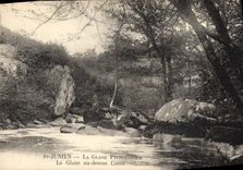CPA St Junien La Glane Pittoresque La Glane au dessus Corot 