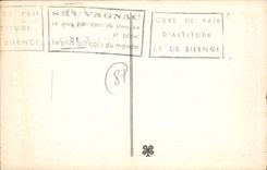 CPA Sauvagnac H V Le Portail d'entree et le Vitrail du Naufrage