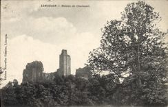 CPA Limousin Ruines de Chalusset 