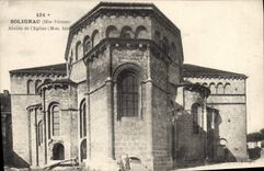 CPA Solignac Hte Vienne Abside de l'Eglise 