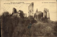 CPA Environs de Limoges Ruines de Chalusset Vue generale 