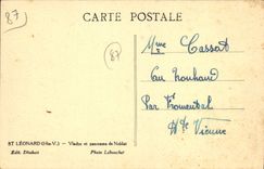 CPA St Leonard Hte Vienne Viaduc et Panorama de Noblat 