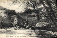 CPA St Junien La Glane au dessus Corot 