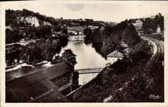 CPA Environs de Limoges Un joli coin sur la Vienne 