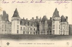 CPA Environs de Limoges Chateau de Bort Facade S O 
