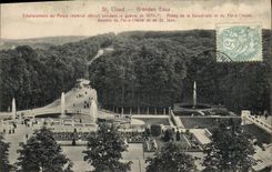 CPA Saint Cloud Grandes Eaux Emplacement du Palais imperial detruit pendant la guerre de 1870 1871 A