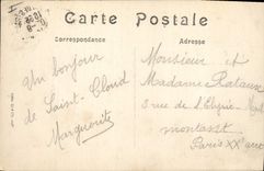 CPA Saint Cloud Le Parc Le Bassin et l'Ellee du Fer a Cheval