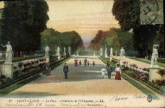 CPA Saint Cloud Le Parc Parterre de l'Orangerie 