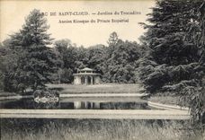 CPA Saint Cloud Jardins du Trocadero Ancien Kiosque du Prince Imperial 