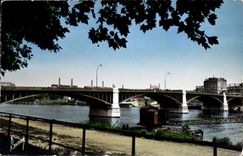CPA Asnieres Clichy Le pont d'Asnieres 
