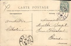 CPA Asnieres Entree du Cimetiere des Chiens
