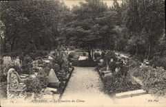 CPA Asnieres Le Cimetiere des Chiens 
