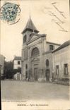CPA Asnieres Eglise Ste Genevieve 