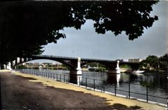 CPA Asnieres Levallois Seine Le pont 