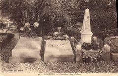 CPA Asnieres Cimetiere des Chiens 