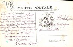 CPA Vincennes Sur le Donjon Militaria