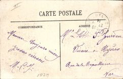 CPA Nouvelle Ligne Chemin de Fer P L M de l'Estaque a Miramas Le Viaduc de Caronte Train