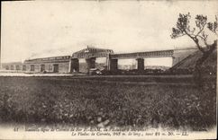 CPA Nouvelle Ligne Chemin de Fer P L M de l'Estaque a Miramas Le Viaduc de Caronte Train