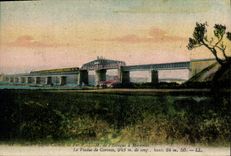 CPA Nouvelle Ligne Chemin de Fer de l'Estaque a Miramas Le Viaduc de Caronte 