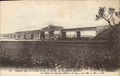 CPA Nouvelle Ligne Chemin de Fer P L M de l'Estaque a Miramas Le Viaduc de Caronte 