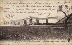 CPA Nouvelle Ligne Chemin de Fer de l'Estaque a Miramas 