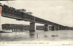 CPA Viaduc de Caronte sur la Nouvelle Ligne de l'Estaque a Miramas 