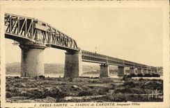 CPA Croix Sainte Viaduc de Caronte 