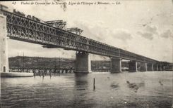 CPA Viaduc de Caronte sur la Nouvelle Ligne de l'Estaque a Miramas 