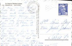 CPA Le Littoral Mediterraneen Marseille Souvenir 