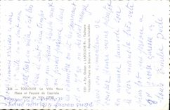 CPA Toulouse La Ville Rose Place et Facade du Capitole Hotel de Ville 