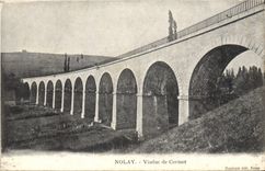 CPA Nolay Viaduc de Cormot 