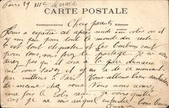 CPA Journee du 26 mai Rue Haxo Les otages sont conduits au mur pour y etre fusilles Militaria