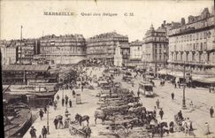 CPA Marseille Quai des Belges 