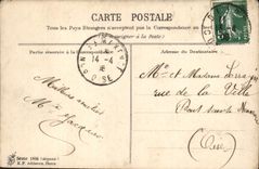 CPA Souvenir Affectueux Fleurs