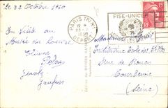 CPA Musee de Louvre Bas relief en calcaire peint Egypte