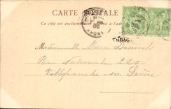 CPA Lyon Le Palais de Justice et le Coteau de Fourviere 