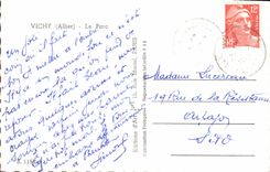CPA Vichy Allier Le Parc 