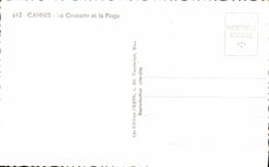 CPA Cannes La Croisette et la Plage 