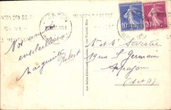 CPA Menton Vue generale 