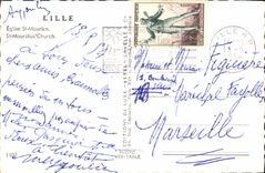 CPA Lille Eglise St Maurice 