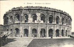 CPA Nimes Exterieur des Arenes 