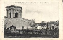 CPA Montpellier Chateau d'Eau et Promenade basse du Peyran 