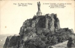 CPA Le Puy en Velay Hte Loire Le Rocher Corneille 