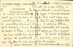 CPA Villefranche Coucher de soleil sur la Rade Bateau