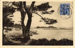 CPA Les Iles d'Hyeres Var Porquerolles Bord de Mer 