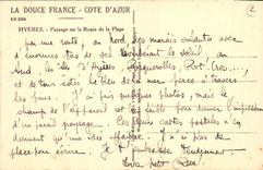 CPA Hyeres Paysage sur la Route de la Plage 